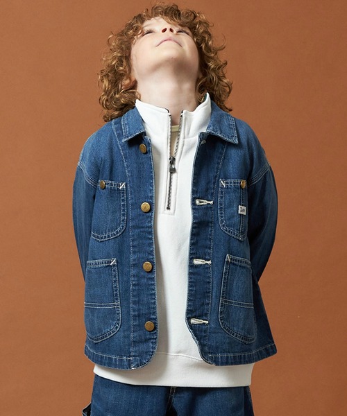 Lee/リー【110-160cm】キッズ ロコジャケット/カバーオール 高品質綿