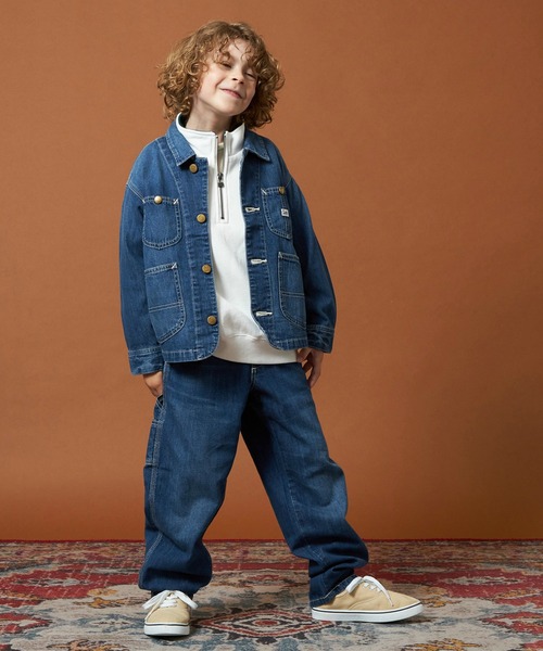 Lee/リー【110-160cm】キッズ ロコジャケット/カバーオール 高品質綿