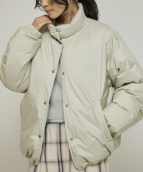 NANGA（ナンガ）の「NANGA × Firsthand/ナンガ 別注 オーロラテックス リサイクル ダウンジャケット / ショートダウン（ダウンジャケット/コート・レディース・ブラック/オフホワイト・S/M）」の17枚目の写真