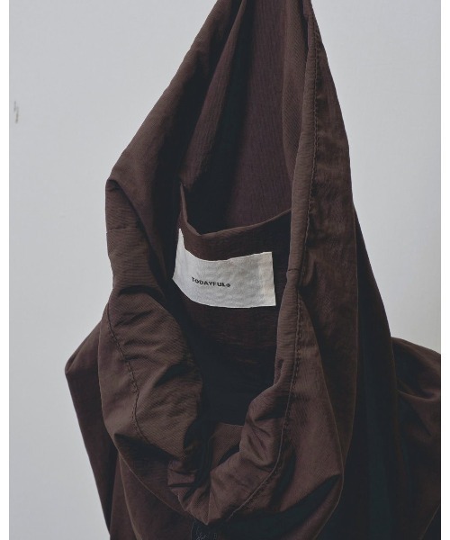 TODAYFUL（トゥデイフル）の「TODAYFUL Nylon Back Pack 12421028（バックパック/リュック・レディース・ブラック/バーガンディー・FREE）」の8枚目の写真