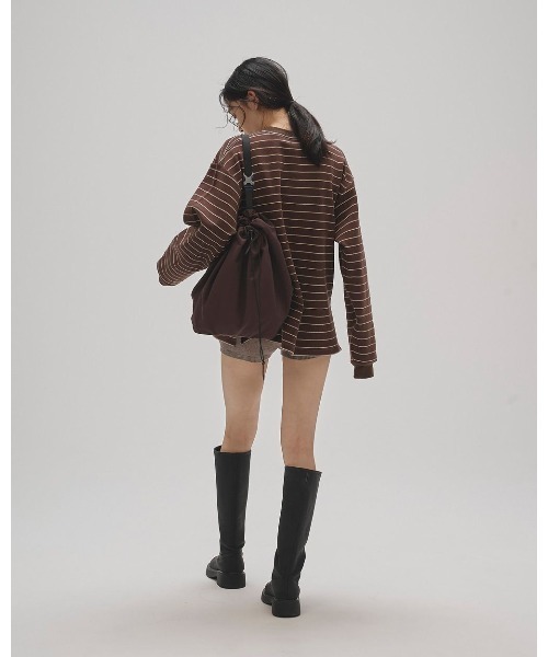 TODAYFUL（トゥデイフル）の「TODAYFUL Nylon Back Pack 12421028（バックパック/リュック・レディース・ブラック/バーガンディー・FREE）」の11枚目の写真