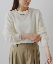 PUAL CE CIN | ラッセルメッシュカットソー(Tシャツ/カットソー)