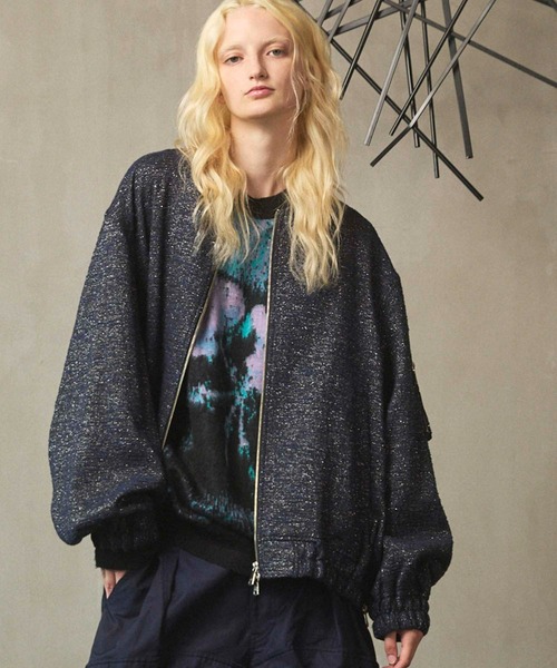 メゾンスペシャル プライム オーバー MA-1 ボンバー ジャケット Prime-Over Nylon MA-1 Bomber Jacket