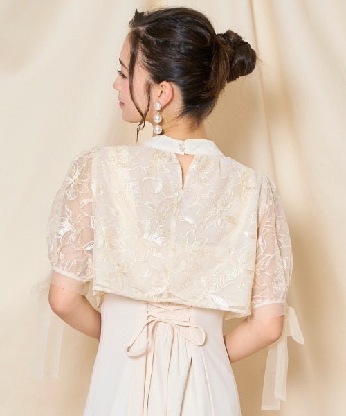 WILLSELECTION(ウィルセレクション)の「リボンスリーブブラウス(シャツ/ブラウス・レディース・ライトグレー/アイボリー/ブラック・FREE)」の15枚目の写真