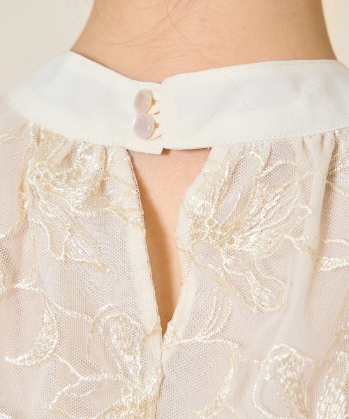 WILLSELECTION(ウィルセレクション)の「リボンスリーブブラウス(シャツ/ブラウス・レディース・ライトグレー/アイボリー/ブラック・FREE)」の11枚目の写真