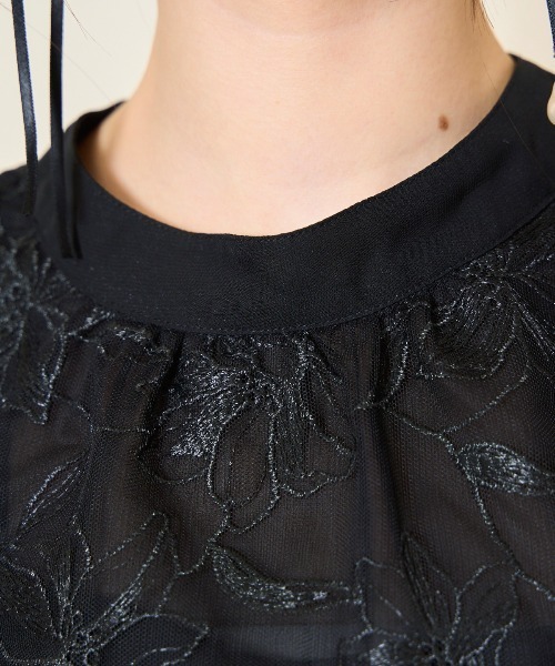 WILLSELECTION(ウィルセレクション)の「リボンスリーブブラウス(シャツ/ブラウス・レディース・ライトグレー/アイボリー/ブラック・FREE)」の21枚目の写真