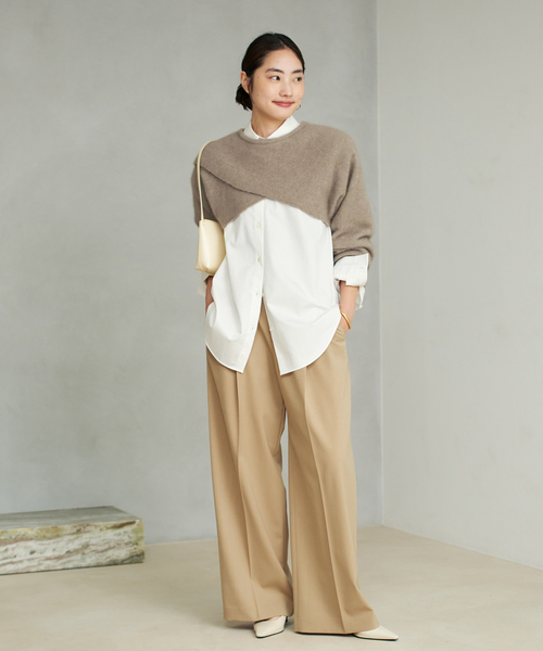 セール】ENRICA / エンリカ SLEEVE CAPE ニット（ニット/セーター