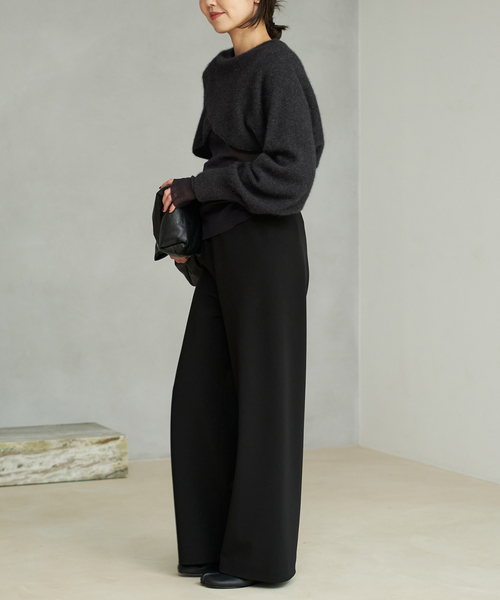 セール】ENRICA / エンリカ SLEEVE CAPE ニット（ニット/セーター