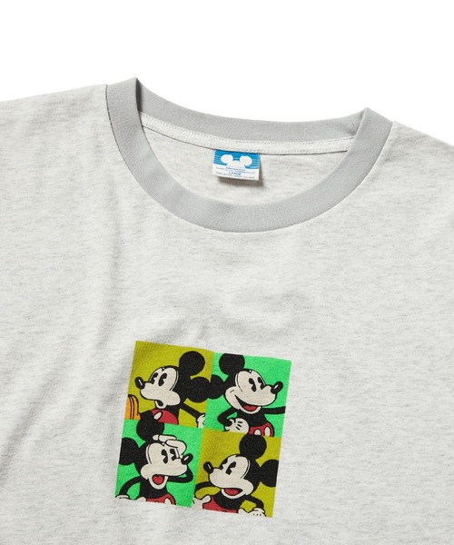 thisisneverthat(ディスイズネバーザット)の「TNT_Mickey_Ringer Tee(Tシャツ/カットソー・メンズ・レッド/ライトグレー・XL/M/L/S)」の3枚目の写真
