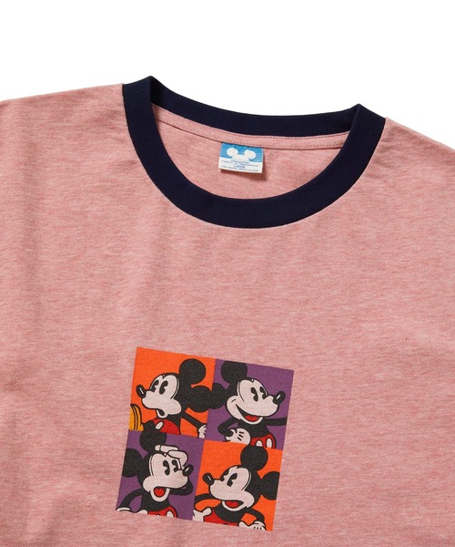 thisisneverthat(ディスイズネバーザット)の「TNT_Mickey_Ringer Tee(Tシャツ/カットソー・メンズ・レッド/ライトグレー・XL/M/L/S)」の5枚目の写真