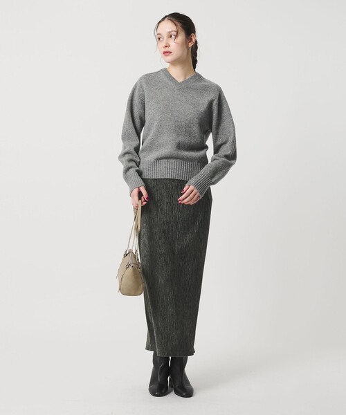 ビューティー＆ユース ユナイテッドアローズ（BEAUTY&YOUTH）/ウールナイロンブレンド Vネックニットプルオーバー セール】ウールナイロンブレンド Vネックニットプルオーバー（ニット