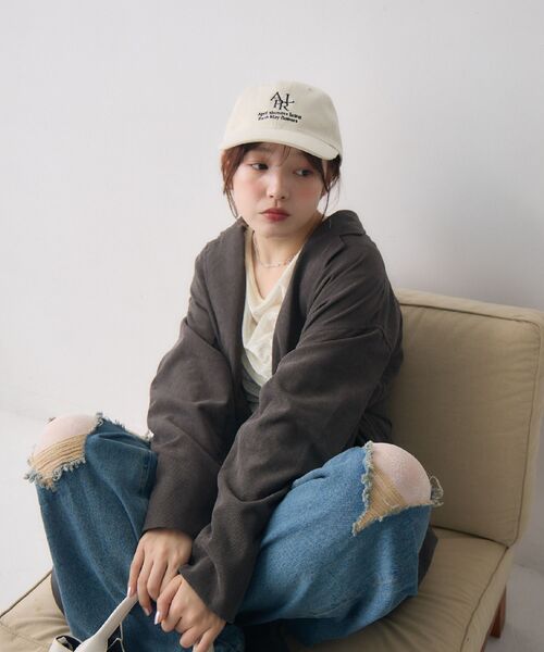 RETRO GIRL（レトロガール）の「コーデュロイテーラーJK（テーラードジャケット・レディース・チャコールグレー/ダークブラウン・FREE）」の16枚目の写真