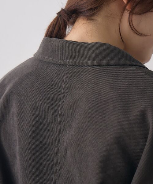RETRO GIRL（レトロガール）の「コーデュロイテーラーJK（テーラードジャケット・レディース・チャコールグレー/ダークブラウン・FREE）」の8枚目の写真