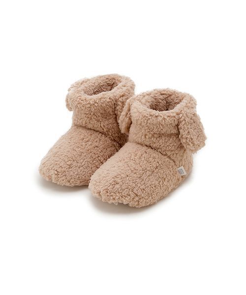 gelato pique Sleep(ジェラートピケスリープ)の「【Sleep】DOG / CAT ルームブーツ(ルームシューズ/スリッパ・レディース・ライトグレー/ベージュ・F)」の16枚目の写真