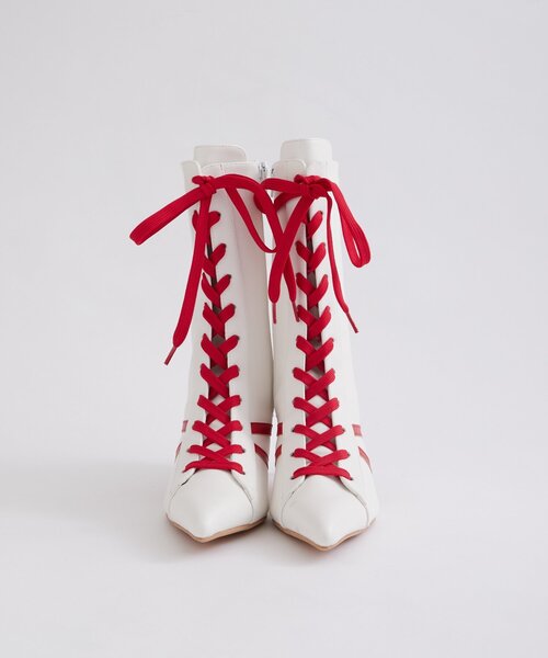 WHO'S WHO gallery（フーズフーギャラリー）の「SLOPPYスニーカーミドルブーツ（ブーツ・レディース・オフホワイト/ブラック/ダークブラウン/キャメル・MEDIUM/LARGE/X-LARGE）」の13枚目の写真