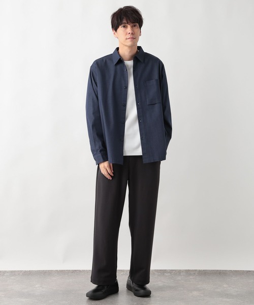 GLOBAL WORK(グローバルワーク)の「イージーケアストレッチワイドパンツ/599620(その他パンツ・メンズ・ブラック/チャコールグレー・SMALL/X-LARGE/MEDIUM/LARGE)」の15枚目の写真