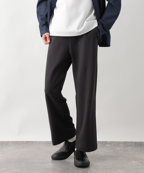 GLOBAL WORK(グローバルワーク)の「イージーケアストレッチワイドパンツ/599620(その他パンツ・メンズ・ブラック/チャコールグレー・SMALL/X-LARGE/MEDIUM/LARGE)」の3枚目の写真