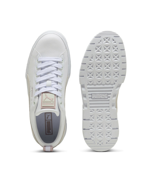 PUMA(プーマ)の「PUMA プーマ ウィメンズ メイズ レザー スニーカー(スニーカー・レディース・ホワイト系その他5/ブラック×ホワイト・23.0cm/23.5cm/22.0cm/22.5cm/24.0cm/25.5cm/26.0cm/24.5cm/25.0cm)」の5枚目の写真