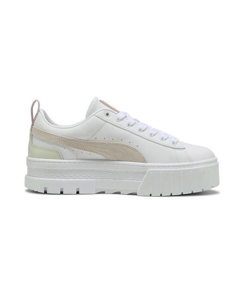 PUMA(プーマ)の「PUMA プーマ ウィメンズ メイズ レザー スニーカー(スニーカー・レディース・ホワイト系その他5/ブラック×ホワイト・23.0cm/23.5cm/22.0cm/22.5cm/24.0cm/25.5cm/26.0cm/24.5cm/25.0cm)」の6枚目の写真