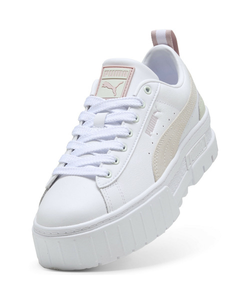 PUMA(プーマ)の「PUMA プーマ ウィメンズ メイズ レザー スニーカー(スニーカー・レディース・ホワイト系その他5/ブラック×ホワイト・23.0cm/23.5cm/22.0cm/22.5cm/24.0cm/25.5cm/26.0cm/24.5cm/25.0cm)」の7枚目の写真