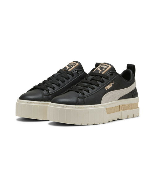 PUMA(プーマ)の「PUMA プーマ ウィメンズ メイズ レザー スニーカー(スニーカー・レディース・ホワイト系その他5/ブラック×ホワイト・23.0cm/23.5cm/22.0cm/22.5cm/24.0cm/25.5cm/26.0cm/24.5cm/25.0cm)」の8枚目の写真