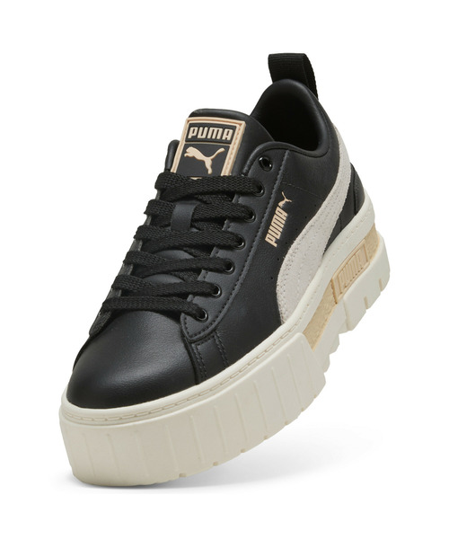 PUMA(プーマ)の「PUMA プーマ ウィメンズ メイズ レザー スニーカー(スニーカー・レディース・ホワイト系その他5/ブラック×ホワイト・23.0cm/23.5cm/22.0cm/22.5cm/24.0cm/25.5cm/26.0cm/24.5cm/25.0cm)」の12枚目の写真