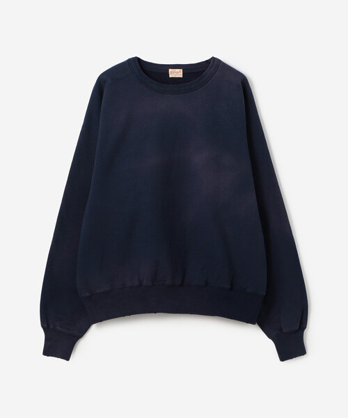 WHITESVILLE(ホワイツビル)の「WHITESVILLE |〈別注〉ダメージ クルーネックスウェット MEN(スウェット・メンズ・オートミール/ネイビー/ブラック・XL/M/L)」の3枚目の写真