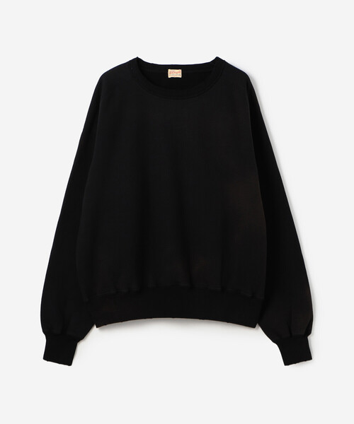 WHITESVILLE(ホワイツビル)の「WHITESVILLE |〈別注〉ダメージ クルーネックスウェット MEN(スウェット・メンズ・オートミール/ネイビー/ブラック・XL/M/L)」の1枚目の写真