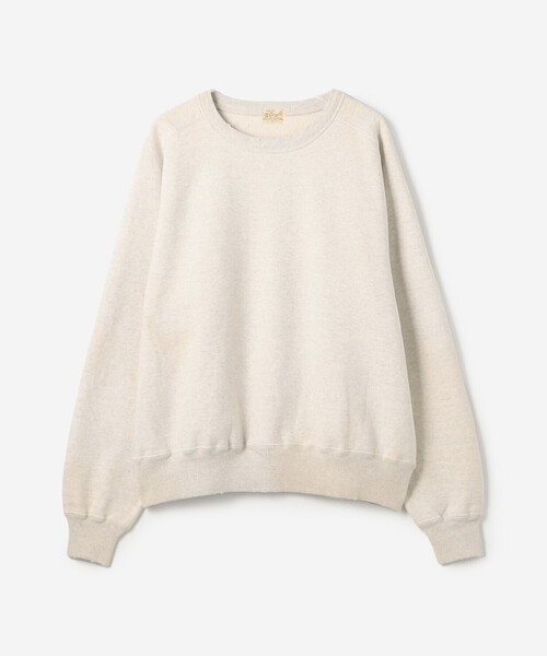 WHITESVILLE(ホワイツビル)の「WHITESVILLE |〈別注〉ダメージ クルーネックスウェット MEN(スウェット・メンズ・オートミール/ネイビー/ブラック・XL/M/L)」の4枚目の写真