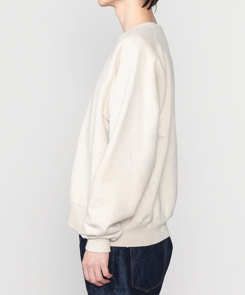 WHITESVILLE(ホワイツビル)の「WHITESVILLE |〈別注〉ダメージ クルーネックスウェット MEN(スウェット・メンズ・オートミール/ネイビー/ブラック・XL/M/L)」の10枚目の写真