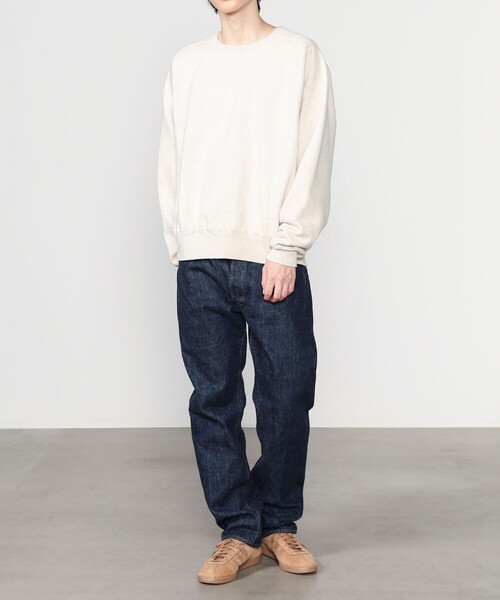 WHITESVILLE(ホワイツビル)の「WHITESVILLE |〈別注〉ダメージ クルーネックスウェット MEN(スウェット・メンズ・オートミール/ネイビー/ブラック・XL/M/L)」の12枚目の写真