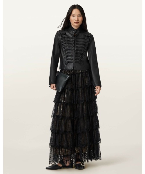 ALLSAINTS(オールセインツ)の「RORY LACE MAXI SKIRT | RORY レース マキシ スカート(スカート・レディース・ゴールド系その他・4/6/8/10)」の1枚目の写真