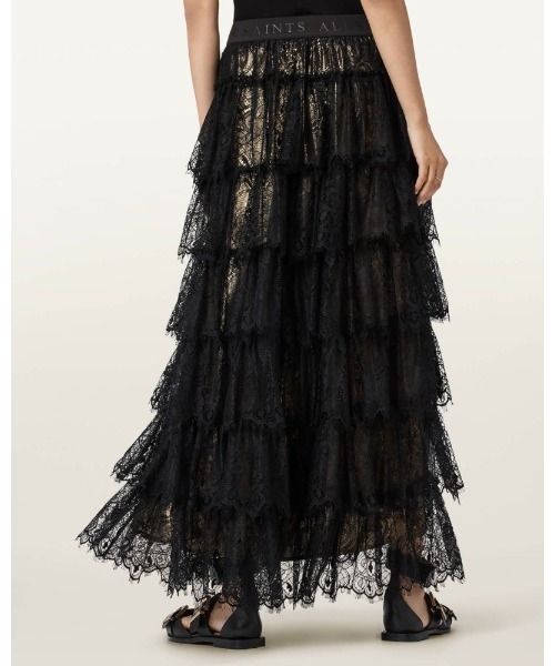 ALLSAINTS(オールセインツ)の「RORY LACE MAXI SKIRT | RORY レース マキシ スカート(スカート・レディース・ゴールド系その他・4/6/8/10)」の6枚目の写真