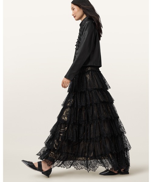 ALLSAINTS(オールセインツ)の「RORY LACE MAXI SKIRT | RORY レース マキシ スカート(スカート・レディース・ゴールド系その他・4/6/8/10)」の9枚目の写真