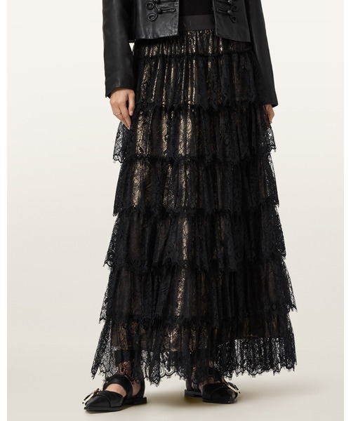 ALLSAINTS(オールセインツ)の「RORY LACE MAXI SKIRT | RORY レース マキシ スカート(スカート・レディース・ゴールド系その他・4/6/8/10)」の8枚目の写真