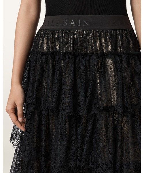 ALLSAINTS(オールセインツ)の「RORY LACE MAXI SKIRT | RORY レース マキシ スカート(スカート・レディース・ゴールド系その他・4/6/8/10)」の7枚目の写真