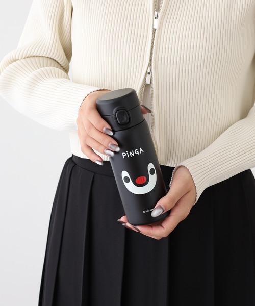 FUNALIVE（ファンアライブ）の「ピングー ワンプッシュステンレスボトル３５０ｍｌ（水筒・レディース・B・ONE SIZE）」の12枚目の写真