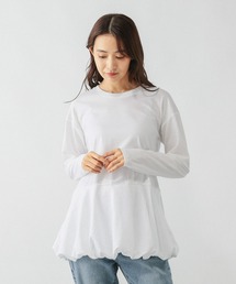 GLOBAL WORK | ヘビロッTEEデザイン切り替え/587736(Tシャツ/カットソー)