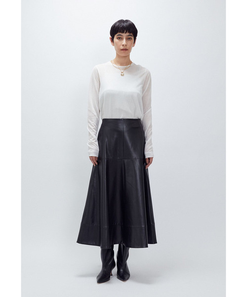 1er Arrondissement（プルミエアロンディスモン）の「フェイクレザースカート（スカート・レディース・ブラック系その他3・36/38）」の4枚目の写真