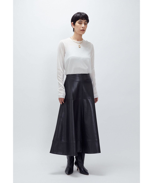 1er Arrondissement（プルミエアロンディスモン）の「フェイクレザースカート（スカート・レディース・ブラック系その他3・36/38）」の5枚目の写真