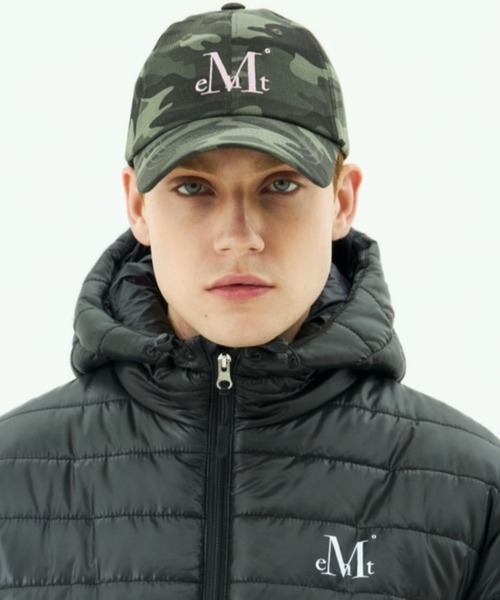 MUCENT（ムセント）の「★K-POPアイドル着用　MUCENT／シグネチャーカモCAP（キャップ・レディース・グレー/カーキ・FREE）」の2枚目の写真