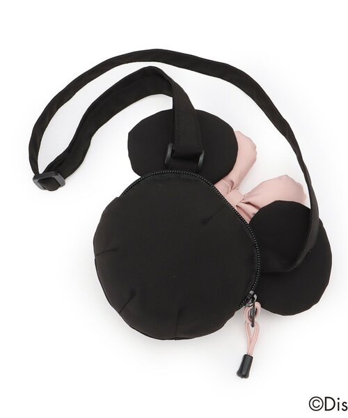 petit main(プティマイン)の「【Disney】シルエットポシェット(ショルダーバッグ・キッズ・ピンク/ブラック・F)」の4枚目の写真