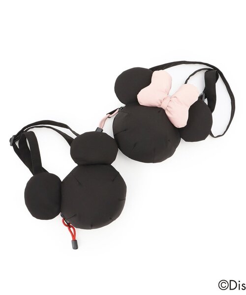 petit main(プティマイン)の「【Disney】シルエットポシェット(ショルダーバッグ・キッズ・ピンク/ブラック・F)」の9枚目の写真