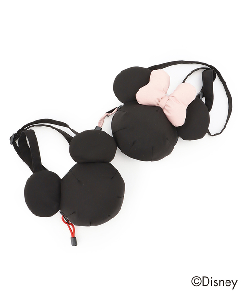 petit main(プティマイン)の「【Disney】シルエットポシェット(ショルダーバッグ・キッズ・ピンク/ブラック・F)」の15枚目の写真