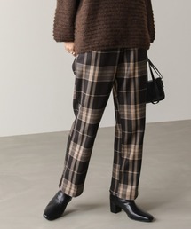 Bou Jeloud | チェック柄ストレートパンツ(その他パンツ)