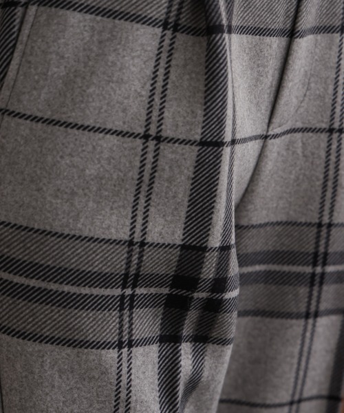 Bou Jeloud（ブージュルード）の「チェック柄ストレートパンツ（その他パンツ・レディース・ブラック/グレー・38/40）」の15枚目の写真