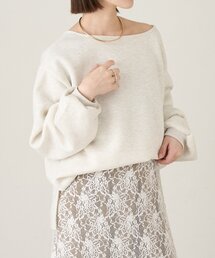 ルーズVネックスウェット