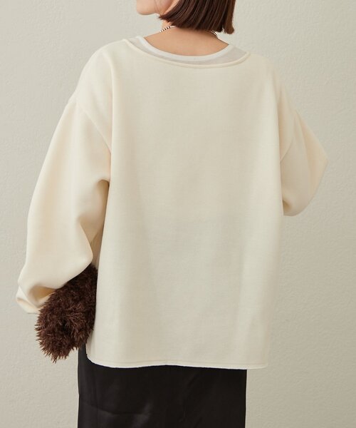 セール】ルーズVネックスウェット（スウェット）｜Omekashi（オメカシ