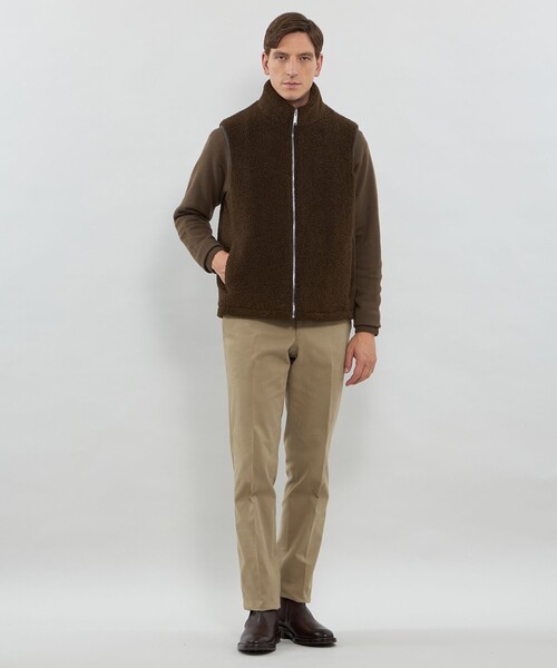 MACKINTOSH LONDON（マッキントッシュ ロンドン）の「ハイゲージケーブルフルジップアップニット（ニット/セーター・メンズ・ブラウン系その他3/グリーン系その他/ネイビー/ブルー系その他4・XL/M/L）」の9枚目の写真