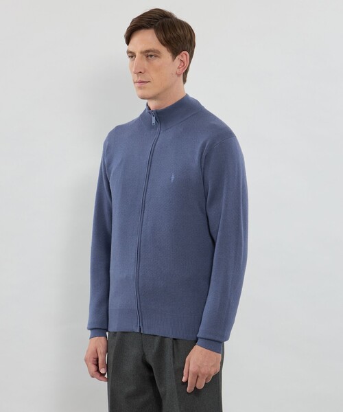 MACKINTOSH LONDON（マッキントッシュ ロンドン）の「ハイゲージケーブルフルジップアップニット（ニット/セーター・メンズ・ブラウン系その他3/グリーン系その他/ネイビー/ブルー系その他4・XL/M/L）」の12枚目の写真